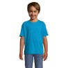 T-shirt personnalisé  150g pour enfants - Régent Kids Matières : coton Taille textile : XL Couleurs : bleu aqua goodies publicit