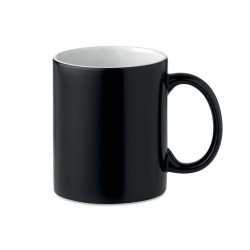 Mug noir personnalisé de sublimation 300ml - SUBLIDARK Matières : grès Couleurs : noir