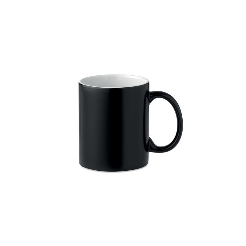 Mug noir personnalisé de sublimation 300ml - SUBLIDARK Matières : grès Couleurs : noir