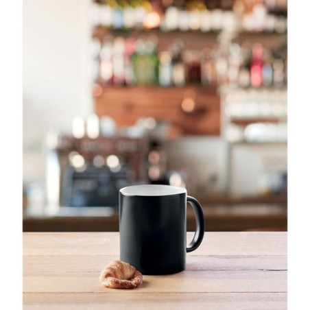 Mug Noir Sublimation 300ml - Personnalisez Votre Style