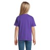 T-shirt personnalisé  150g pour enfants - Régent Kids Matières : coton Taille textile : L Couleurs : violet foncé impression log