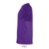 T-shirt personnalisé  150g pour enfants - Régent Kids Matières : coton Taille textile : L Couleurs : violet foncé livraison expr