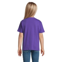 T-shirt personnalisé  150g pour enfants - Régent Kids Matières : coton Taille textile : M Couleurs : violet foncé personnalisati