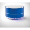 Haut-parleur rond sans fil personnalisé audio premium SOUND Matières : aluminium Couleurs : bleu royal marquage laser ultra préc