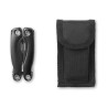 Couteau multifonctions personnalisé ALOQUIN MINI - Idéal pour l'outdoor Matières : acier inoxydable Couleurs : noir