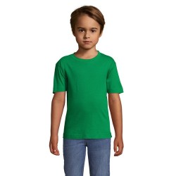T-shirt personnalisé  150g pour enfants - Régent Kids Matières : coton Taille textile : XXL Couleurs : vert prairie objet promo 