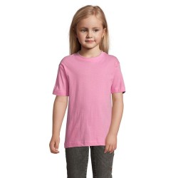 T-shirt personnalisé  150g pour enfants - Régent Kids Matières : coton Taille textile : XL Couleurs : rose orchidée cadeau colla