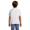 T-shirt personnalisé  150g pour enfants - Régent Kids Matières : coton Taille textile : M Couleurs : blanc goodies entreprise de