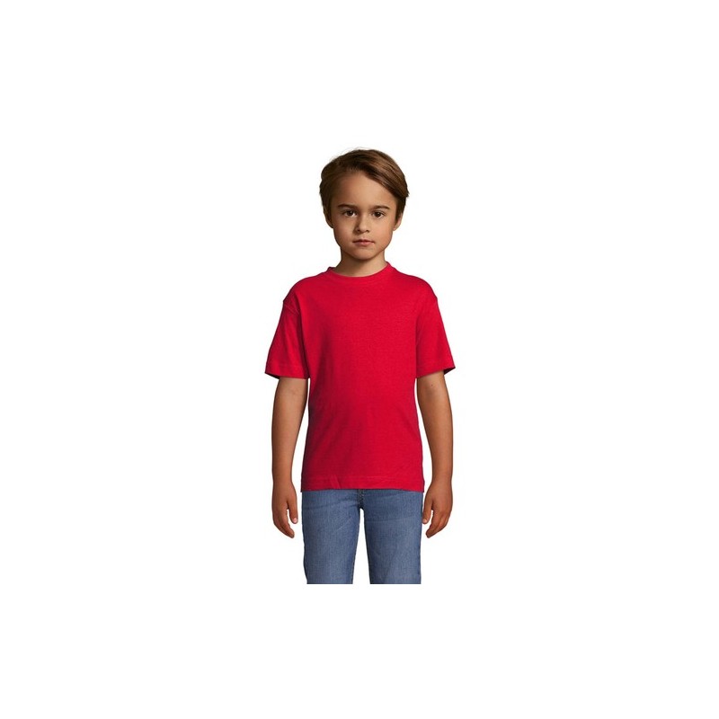 T-shirt personnalisé  150g pour enfants - Régent Kids Matières : coton Taille textile : XL Couleurs : rouge goodies entreprise d