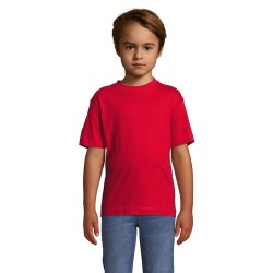 T-shirt personnalisé  150g pour enfants - Régent Kids Matières : coton Taille textile : XXL Couleurs : rouge cadeau client origi