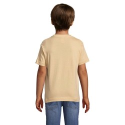 T-shirt personnalisé  150g pour enfants - Régent Kids Matières : coton Taille textile : L Couleurs : sable personnalisable avec 