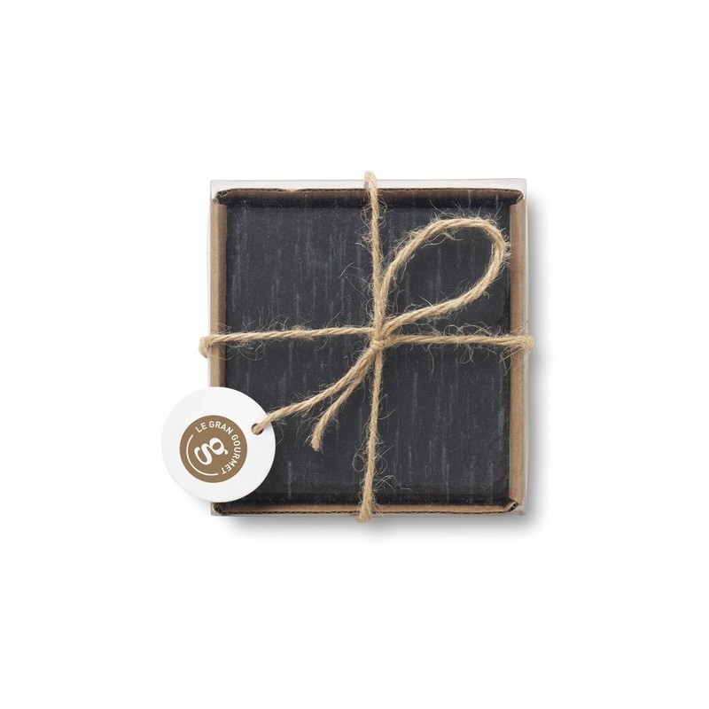 Sous-verres s en ardoise personnalisés SLATE4 Matières : ardoise Couleurs : noir impression haute définition