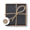 Sous-verres s en ardoise personnalisés SLATE4 Matières : ardoise Couleurs : noir impression haute définition