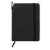 Carnet A5 en PU Personnalisé SOFTNOTE Matières : papier Couleurs : noir cadeau entreprise pas cher