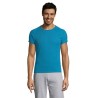 T-shirt personnalisé confortable et performant pour hommes Sporty Matières : coton Taille textile : XXS Couleurs : bleu aqua per