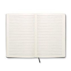Carnet A5 en PU Personnalisé SOFTNOTE Matières : papier Couleurs : noir impression haute définition