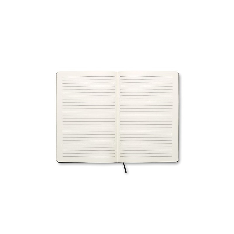 Carnet A5 en PU Personnalisé SOFTNOTE Matières : papier Couleurs : noir impression haute définition