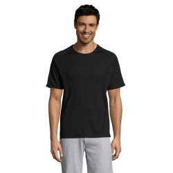 T-shirt personnalisé confortable et performant pour hommes Sporty Matières : coton Taille textile : XS Couleurs : noir accessoir