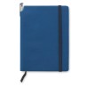 Carnet A5 en PU Personnalisé SOFTNOTE Matières : papier Couleurs : bleu goodies publicitaire événementiel