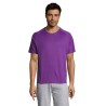 T-shirt personnalisé confortable et performant pour hommes Sporty Matières : coton Taille textile : M Couleurs : violet foncé ob