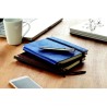 Carnet A5 en PU Personnalisé SOFTNOTE Matières : papier Couleurs : bleu objet promotionnel éco-responsable