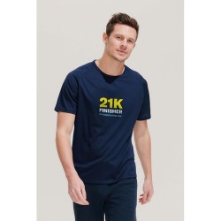 T-shirt personnalisé confortable et performant pour hommes Sporty Matières : coton Taille textile : M Couleurs : french navy acc