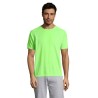 T-shirt personnalisé confortable et performant pour hommes Sporty Matières : coton Taille textile : S Couleurs : vert fluo goodi