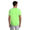 T-shirt personnalisé confortable et performant pour hommes Sporty Matières : coton Taille textile : XXS Couleurs : vert fluo per