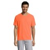 T-shirt personnalisé confortable et performant pour hommes Sporty Matières : coton Taille textile : XXL Couleurs : orange fluo g