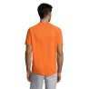 T-shirt personnalisé confortable et performant pour hommes Sporty Matières : coton Taille textile : L Couleurs : orange personna
