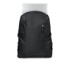 Sac à dos pratique et personnalisable en polyester TECNOTREK Matières : PET Couleurs : noir personnalisable avec votre logo