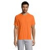 T-shirt personnalisé confortable et performant pour hommes Sporty Matières : coton Taille textile : XL Couleurs : orange livrais