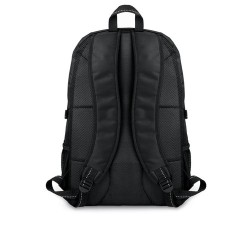 Sac à dos pratique et personnalisable en polyester TECNOTREK Matières : PET Couleurs : noir goodies publicitaire événementiel