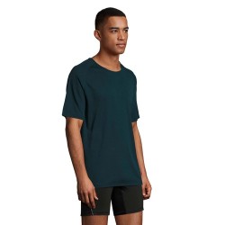 T-shirt personnalisé confortable et performant pour hommes Sporty Matières : coton Taille textile : L Couleurs : bleu pétrole pe