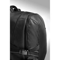 Sac à dos pratique et personnalisable en polyester TECNOTREK Matières : PET Couleurs : noir livraison express 24h 48h