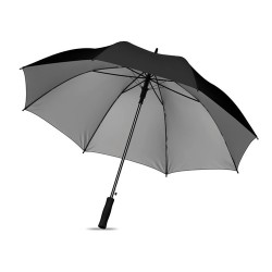 Parapluie 27" personnalisé  SWANSEA+ Matières : métal Couleurs : noir