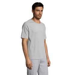 T-shirt personnalisé confortable et performant pour hommes Sporty Matières : coton Taille textile : XXL Couleurs : gris pur obje
