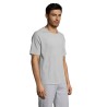 T-shirt personnalisé confortable et performant pour hommes Sporty Matières : coton Taille textile : XXL Couleurs : gris pur obje