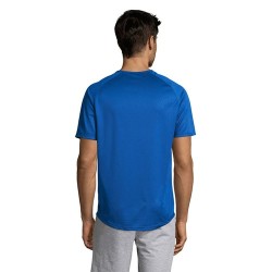 T-shirt personnalisé confortable et performant pour hommes Sporty Matières : coton Taille textile : XL Couleurs : bleu royal imp