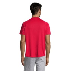 T-shirt personnalisé confortable et performant pour hommes Sporty Matières : coton Taille textile : XL Couleurs : rouge goodies 