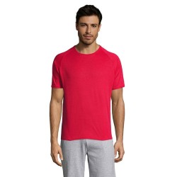 T-shirt personnalisé confortable et performant pour hommes Sporty Matières : coton Taille textile : XXS Couleurs : rouge