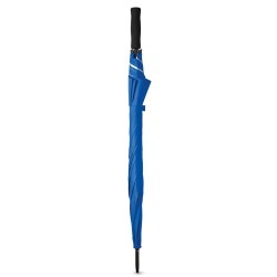 Parapluie 27" personnalisé  SWANSEA+ Matières : métal Couleurs : bleu royal marquage laser ultra précis