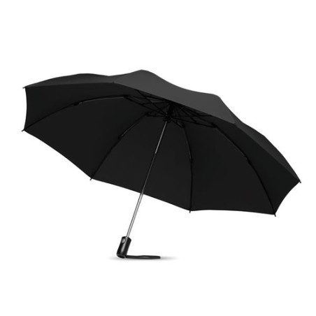 Parapluie réversible pliable pratique et élégant DUNDEE Matières : verre Couleurs : noir