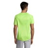 T-shirt personnalisé confortable et performant pour hommes Sporty Matières : coton Taille textile : 3XL Couleurs : vert pomme ob