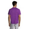T-shirt personnalisé confortable et performant pour hommes Sporty Matières : coton Taille textile : 3XL Couleurs : violet foncé 