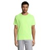 T-shirt personnalisé confortable et performant pour hommes Sporty Matières : coton Taille textile : 3XL Couleurs : jaune fluo go