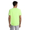 T-shirt personnalisé confortable et performant pour hommes Sporty Matières : coton Taille textile : 3XL Couleurs : jaune fluo im