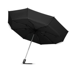 Parapluie réversible pliable pratique et élégant DUNDEE Matières : verre Couleurs : noir cadeau collaborateur premium