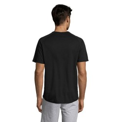 T-shirt personnalisé confortable et performant pour hommes Sporty Matières : coton Taille textile : 3XL Couleurs : noir goodies 
