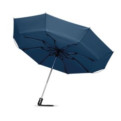 Parapluie réversible pliable pratique et élégant DUNDEE Matières : verre Couleurs : bleu accessoire événementiel unique